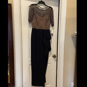 Xscape Formal Beaded Gown, Navy, size 8